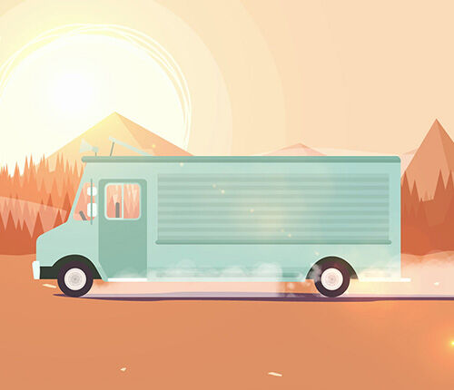 Foodtruckbooking - Animatie video