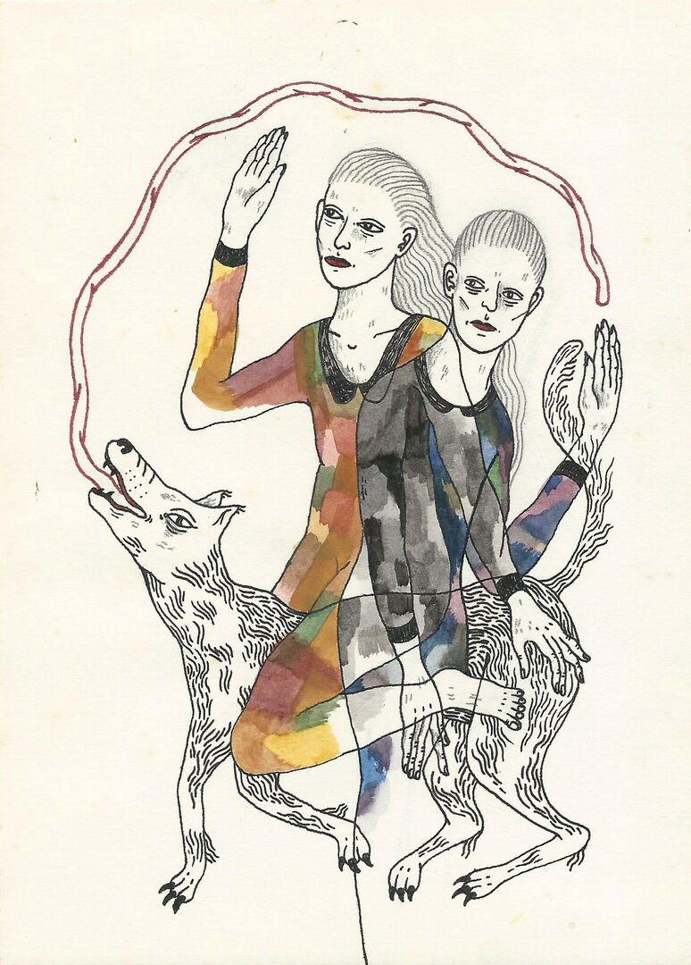 'My Man' mixed media