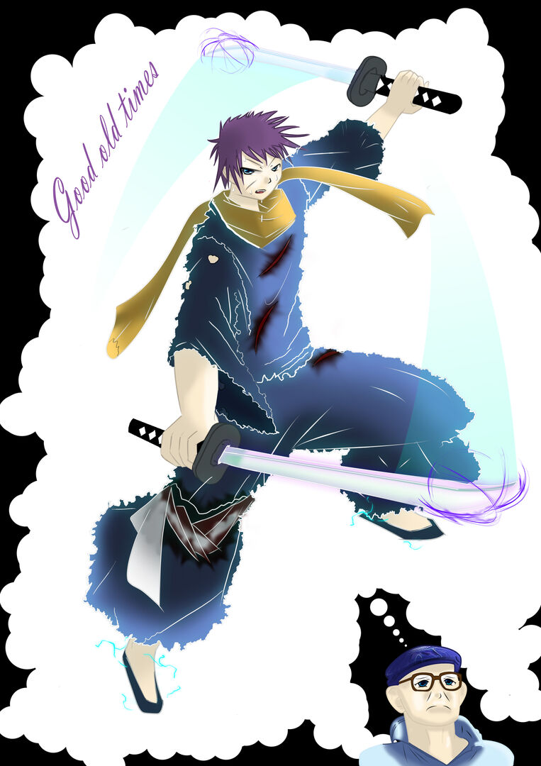 superheld colored line art