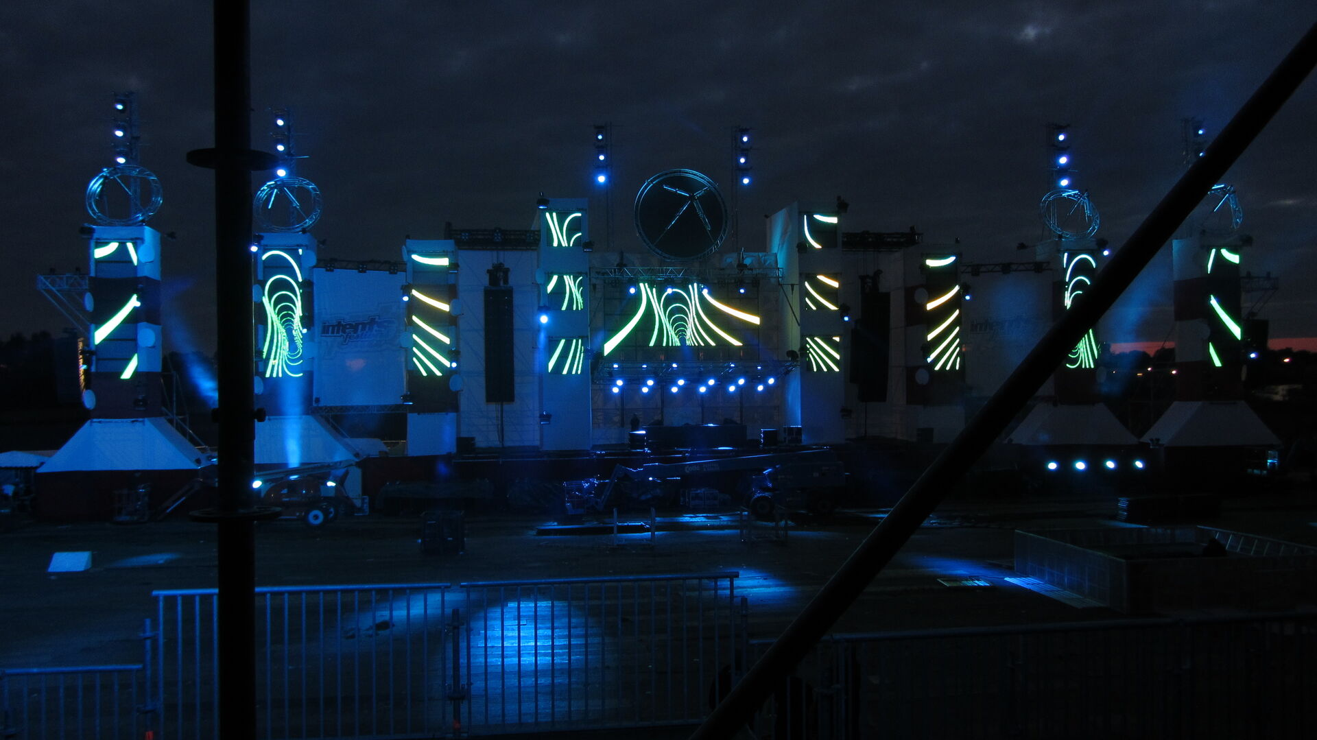 VJ optreden en content creation Intents Festival 2012