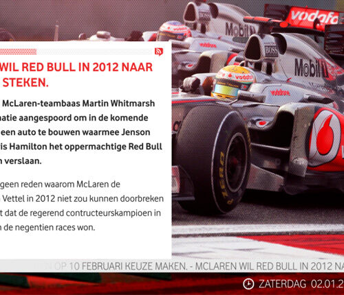 Vodafone RSS nieuws template